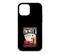 Id Cash Out Not A Quitter Poker Dice Cards Casino Coque pour iPhone 12 Mini