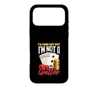 Id Cash Out Not A Quitter Poker Dice Cards Casino Coque pour iPhone 17 Pro Max
