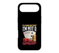 Id Cash Out Not A Quitter Poker Dice Cards Casino Coque pour iPhone Air
