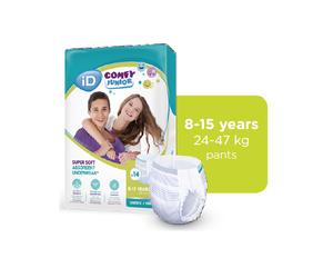 iD Comfy Junior Pants - Couche-culotte pour enfant - 8-15 ans - 14 pièces