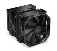 ID-COOLING Frozn A720 Refroidisseur de processeur double tour avec 7 tuyaux de chaleur 2 ventilateurs PWM 140 mm Compatibilité RAM améliorée pour Intel LGA20XX/1700/1200/115X et AMD AM4/AM5 Noir