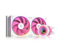 ID-COOLING FX240 INF Pink Edition Refroidisseur liquide pour processeur 240 mm, refroidisseur AIO avec effet miroir ARGB Infinity 2 x 120 mm, ventilateurs en série de 2 x 120 mm, fonctionnement à