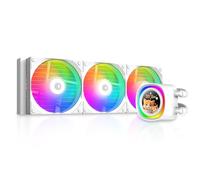 ID-COOLING FX360 - Refroidisseur liquide pour CPU LCD, pour Intel et AMD, couleur : Blanc