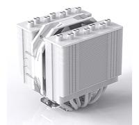 ID-COOLING SE-207-XT Slim Snow Refroidisseur de processeur Blanc Hauteur 135 mm 7 tuyaux de chaleur Double tour Ventilateur PWM 120 mm TDP 220 W Ventilateur CPU pour Intel 1700/1200/115X, AMD AM5/AM4
