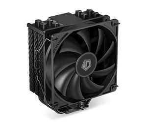 ID-COOLING SE-214-XT Noir - Refroidisseur CPU Tout Noir, 4 Caloducs en Contact Direct, Ventilateur PWM de 120 mm, Sans Interférence avec la RAM, TDP 180W, Compatible avec les Sockets Intel LGA1700
