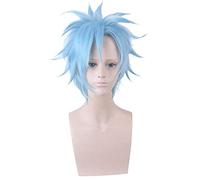 ID d'anime: Akihito Narihisago envahi perruque de Cosplay bleu style synthétique résistant à la chaleur Halloween jeu de rôle perruques PL-294