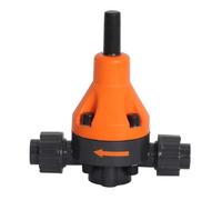 ID de tuyau 75mm UPVC 2-1/2 "DN65 soupape sécurité contre-pression roue manuelle siège en PTFE Type d'union