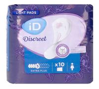 iD Discreet Light Pads Extra Plus Protections pour incontinence 10 pc(s)