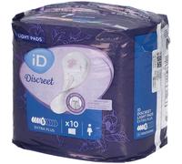 iD Discreet Light Pads Extra Plus Protections pour incontinence 10 pc(s)