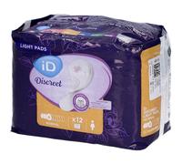 iD Discreet Light Pads Normal Protections pour incontinence 12 pc(s)