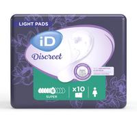 iD Discreet Light Pads Super - Protection anatomique pour femme