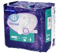 iD Discreet Light Pads Super Protections pour incontinence 10 pc(s)