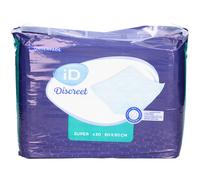 iD Discreet Underpads 60x90 Super Protections pour incontinence 30 pc(s)