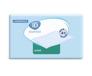 ID Essential Underpads Super 40 x 60 cm - 9 paquets de 30 protections