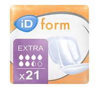 iD Expert Form Extra Protections incontinence jetables, Slips d'incontinence jetables d'absorption rapide, Protection anti-fuite, Témoin d'humidité, Effet coton confortable, Contrôle des odeurs, 1 900 ml, 21 protections