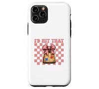 I'd Hit That Cornhole Player Pouf Poire avec nœud Coquette Coque pour iPhone 11 Pro
