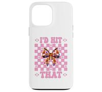 I'd Hit That Cornhole Player Pouf Poire avec nœud Coquette Coque pour iPhone 13 Pro Max