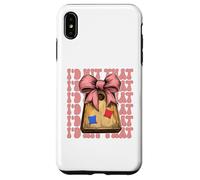 I'd Hit That Cornhole Player Pouf Poire avec nœud Coquette Coque pour iPhone XS Max