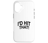 Id Hit That Funny Sports Pun Humour effronté Coque pour iPhone 16