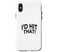 Id Hit That Funny Sports Pun Humour effronté Coque pour iPhone X/XS