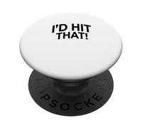Id Hit That Funny Sports Pun Humour effronté PopSockets PopGrip Adhésif