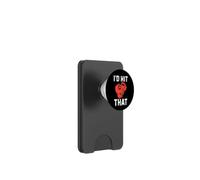 I'd Hit That Gants de Boxe Boxer Sports Jab Punch Line Humour PopSockets PopWallet pour MagSafe