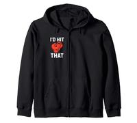 I'd Hit That Gants de Boxe Boxer Sports Jab Punch Line Humour Sweat à Capuche