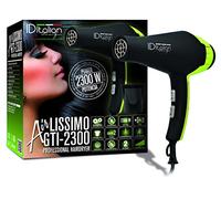 ID Italian Design Airlissimo GTI 2300 - Sèche-Cheveux Professionnel Ultra Léger Vert & Blanc | 2300W Haute Performance, Séchage Rapide, Design Ergonomique