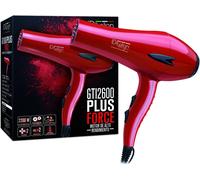 Id Italian Design Professional Hair Dryer Gti 2600 Force Plus - Power 2200w - High Performance Ac Motor - 2 Speeds And 3 Heat Modes - Red