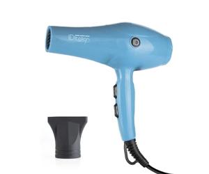 ID Italian Design Sèche-Cheveux Professionnel GTI 2600 Marine Plus - Sèche-Cheveux Professionnel avec Puissance 2200W, Moteur AC Haute Performance, 2 Vitesses et 3 Modes de Chaleur - Bleu