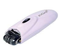 Id Italian Nano Dépile Depilador Tondeuse à Cheveux Unisexe Adulte Blanc Minimaliste Tête Fleuret Batterie 2 x AAA
