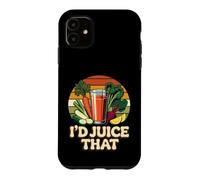 I'd Juice That Healthy Smoothie Nutrition Puns Coque pour iPhone 11