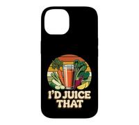 I'd Juice That Healthy Smoothie Nutrition Puns Coque pour iPhone 14