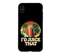 I'd Juice That Healthy Smoothie Nutrition Puns Coque pour iPhone XS Max