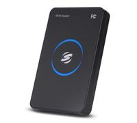 ID Lecteur de Carte,Système de Contrôle d'Accès à Porte,13.56MHZ USB sans Fil HF RFID Intelligent Lecteur de Carte,pour Système d'Identification par Radiofréquence RFID, porte de Chambre de l'Hôtel