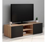 ID MARKET meuble tv ELI 2 portes 113 cm multicolore à poser