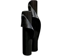 120N Fines Stries Tapis Caoutchouc Noir 1000 x 120 x 0,3 cm