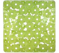 ID Mat 323207 Fleurs Tapis Fond d'Évier PVC Vert 32 x 32 x 0,4 cm