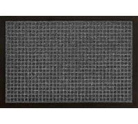 ID Mat 4060 02 Impact Carre Tapis Paillasson Fibre Polypropylène/Caoutchouc Gris 60 x 40 x 1 cm