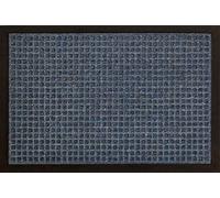 ID Mat 4060 08 Impact Carre Tapis Paillasson Fibre Polypropylène/Caoutchouc Bleu 60 x 40 x 1 cm