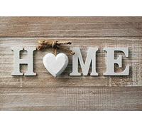 ID Mat Boston Home CŒUR, Fibres Synthétiques, Beige Marron, 40x60x0,5 cm