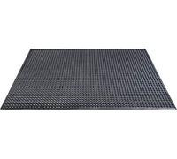 ID MAT CAILLEBOTIS CAOUTCHOUC Tapis, Matériel Synthétique, Noir, 90x150x1 cm