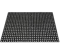 Id Mat M10 Caillebotis Caoutchouc Noir 120 X 80 X 1,7 Cm