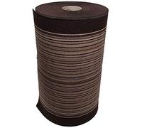 ID MAT - Tapis de Passage Milleraies - Rectangulaire 67 x 3000 cm - Antidérapant - Géométrique - Déco Intérieur - Pour Couloirs et Escaliers - Aspirateur - Polyamide - Marron