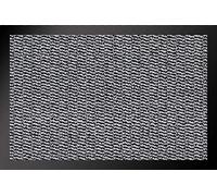 ID Mat Tapis Paillasson, Fibres polypropylène sur Semelle PVC, Gris, 40 x 60 cm