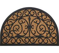 ID Mat Tapis paillasson grattant Cuba Demi-Lune Volutes 40x60cm