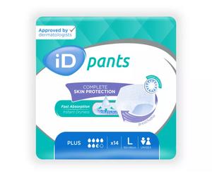 iD Pants Plus - Couche-culotte unisexe - Taille L - 14 pièces