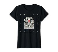 Id Plutôt Regarder des documentaires sur Le Crime véritable T-Shirt, Femme, Noir, M
