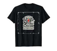 Id Plutôt Regarder des documentaires sur Le Crime véritable T-Shirt, Homme, Noir, XXL