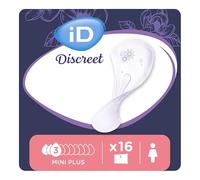 iD Protect Light Mini Plus - Protection urinaire anatomique - Absorption jusqu’à 253 ml - Longueur 250 mm - 9 g - Sachet de 16 protections